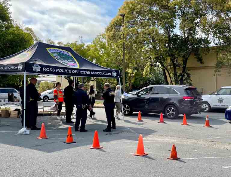 Ross Valley Evacuation Drill